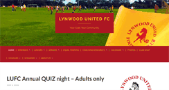 Desktop Screenshot of lynwoodunitedfc.com